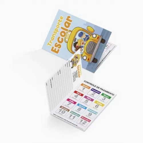 Carteirinha Transporte Escolar Kit -10 un