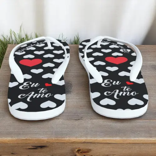 Chinelo Dia dos Namorados Personalizado