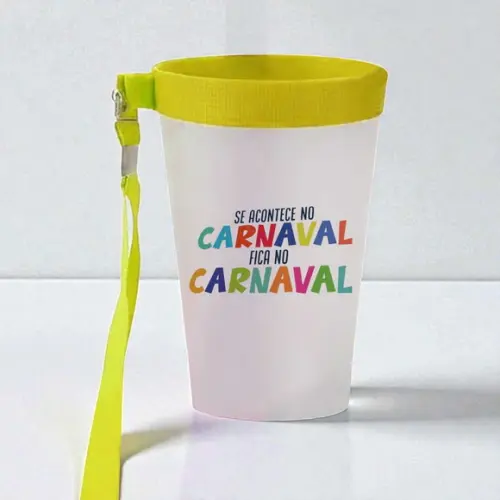 Copo 500ml c/ Cordão Carnaval Personalizado