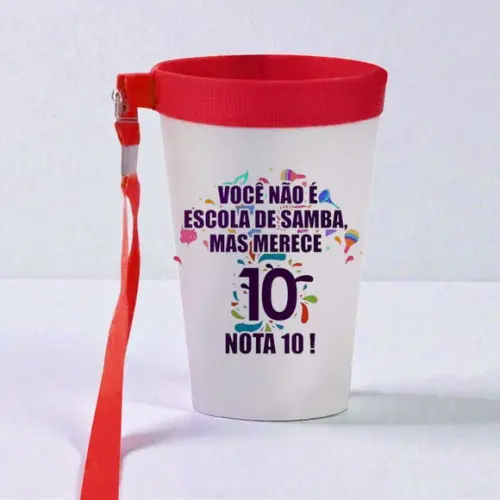 Copo 500ml c/ Cordão Carnaval Personalizado