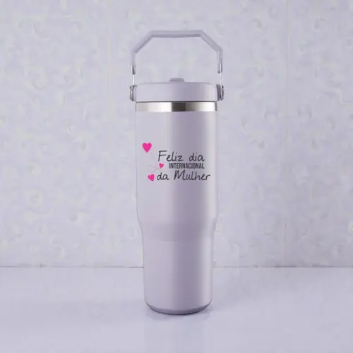 Copo Térmico 800ml Dia das Mulheres