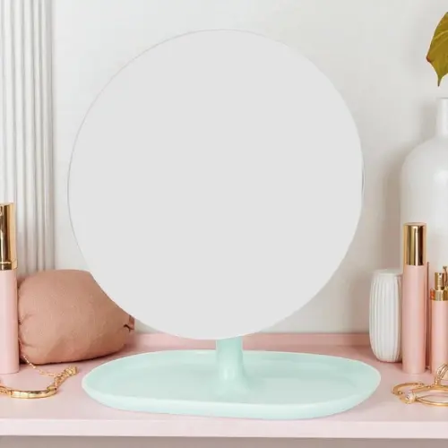 Espelho de Mesa Personalizado Outubro Rosa