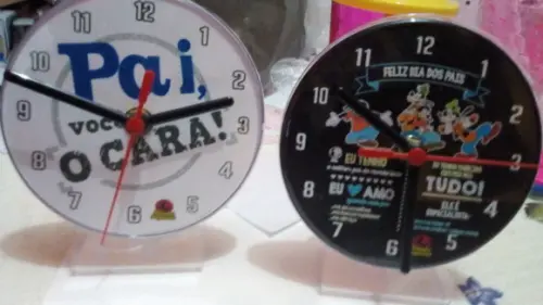 Dia dos Pais Relógio Personalizado Kit