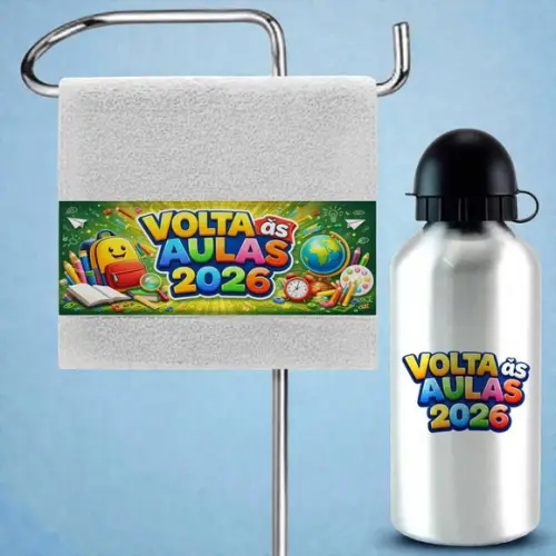 Kit Volta às Aulas 2026 Personalizado