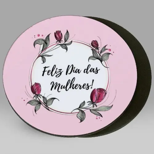 Mouse Pad Dia das Mulheres Personalizado