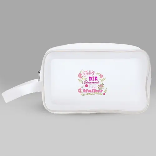 Necessaire de Pvc Dia das Mulheres Personalizada
