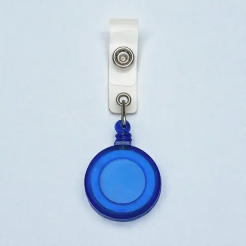 Porta Crachá Roller Clip Personalizado - Kit 50un