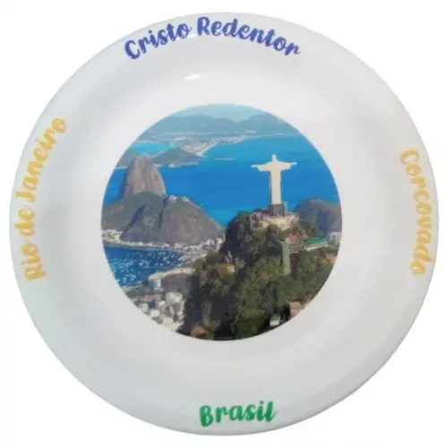 Prato Cristo Redentor Personalizado