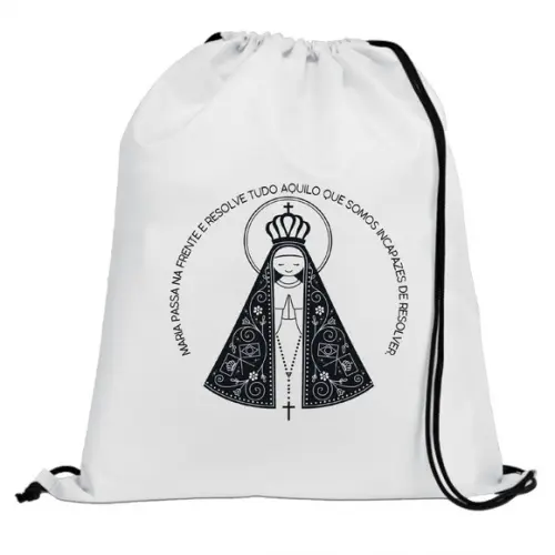 Sacochila Nossa Senhora 30x20cm
