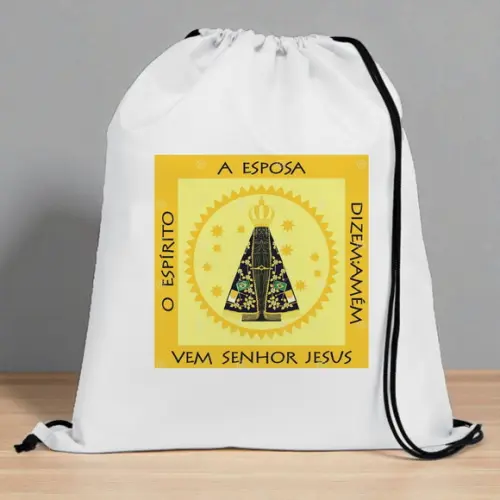 Sacochila Nossa Senhora 30x20cm