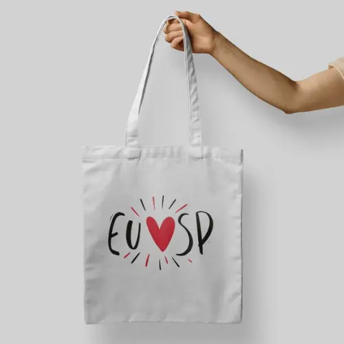 Sacola Eco Bag Amo Sp Personalizada