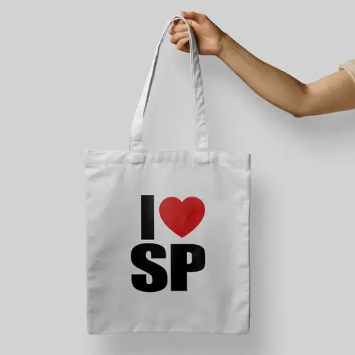 Sacola Eco Bag Amo Sp Personalizada