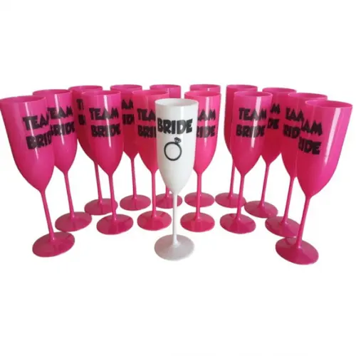 Taça Champanhe Acrílica Personalizada