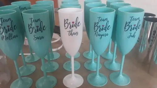 Taça de Champanhe 180ml Kit Personalizado