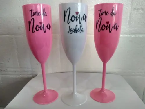 Taça de Champanhe 180ml Kit Personalizado