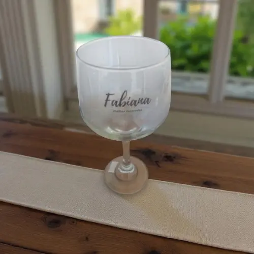 Taça de Gin de Vidro Transparente