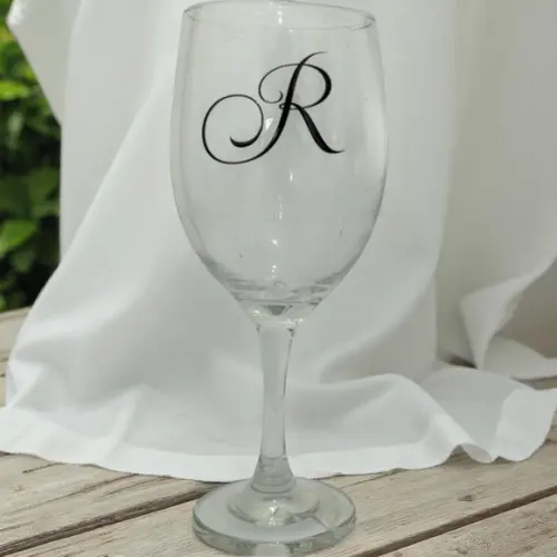 Taça de Vinho de Vidro Personalizada
