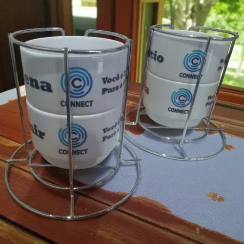 Torre de 2 Xícaras Personalizada