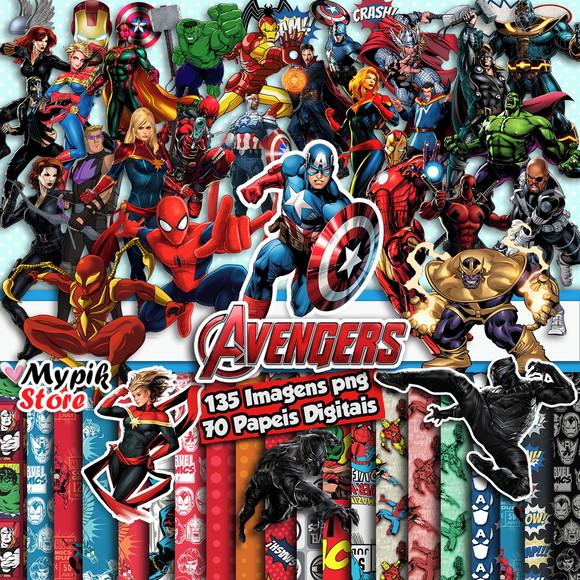 Combo Kit Digital Vingadores