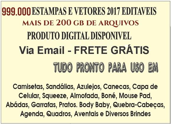 Kit Digital 999.000 Estampas e Vetores