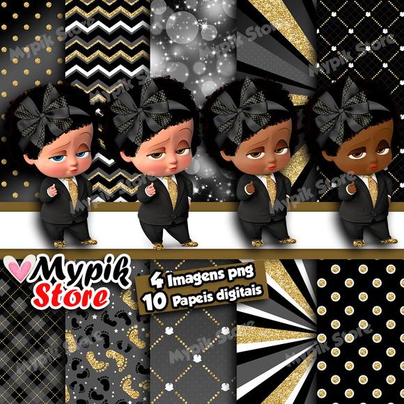 Kit Digital A Poderosa Chefinha Menina Black