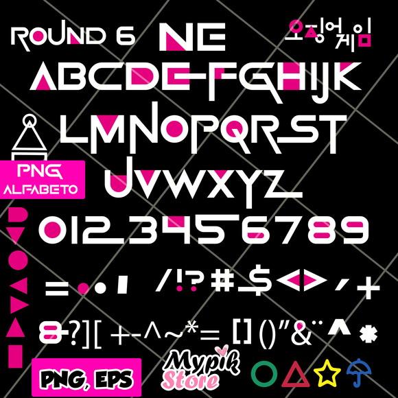 Kit Digital Alfabeto e Números - Round 6