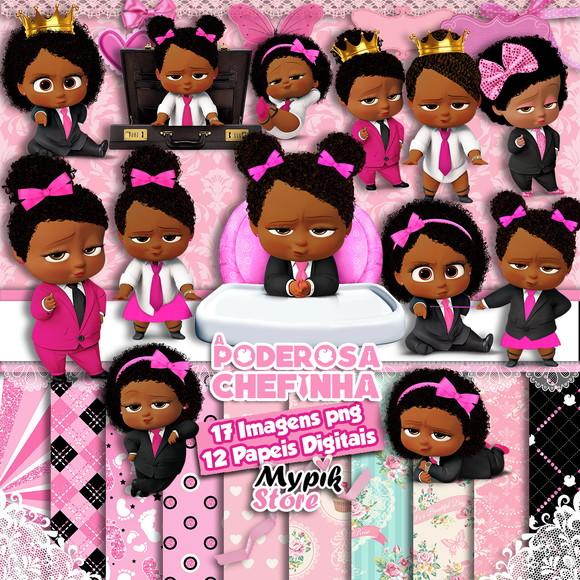 Kit Digital A Poderosa Chefinha Menina Afro