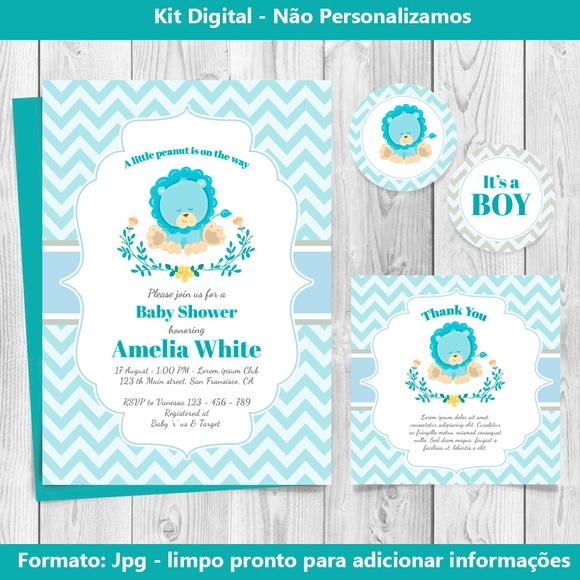 Kit Digital Baby Chá - 02