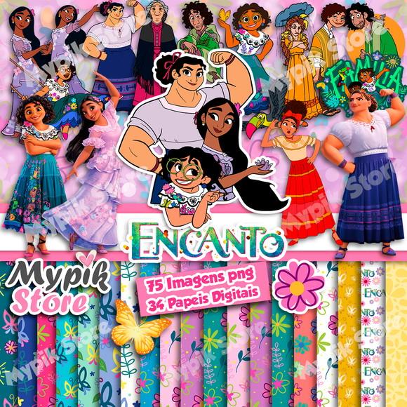 Kit Digital Disney Encanto Floral
