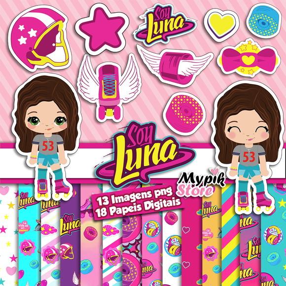 Kit Digital Imagens Soy Luna