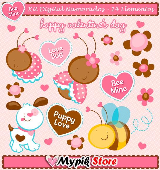 Kit Digital Jardim Namorados Coleção 04