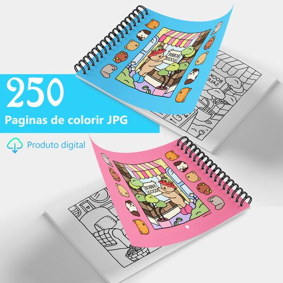 Kit Digital Livro de Colorir Jpg Bobbie Goods para Imprimir