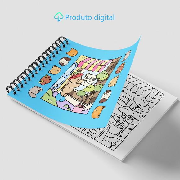 Kit Digital Livro de Colorir Jpg Bobbie Goods para Imprimir