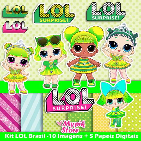 Kit Digital LOL Surprise Copa do Mundo Brasil
