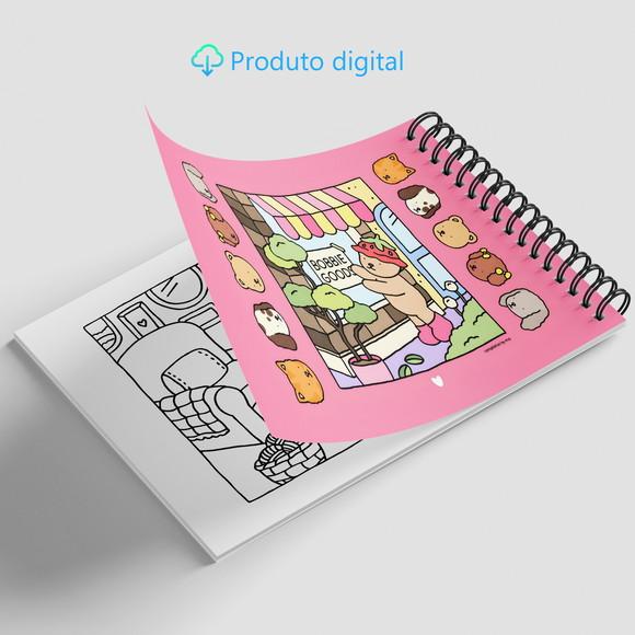 Kit Digital Livro de Colorir Jpg Bobbie Goods para Imprimir