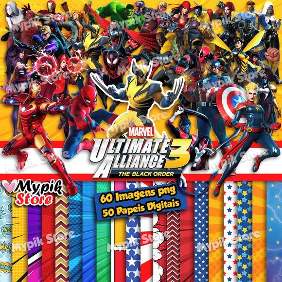 Kit Digital Marvel Aliança Suprema