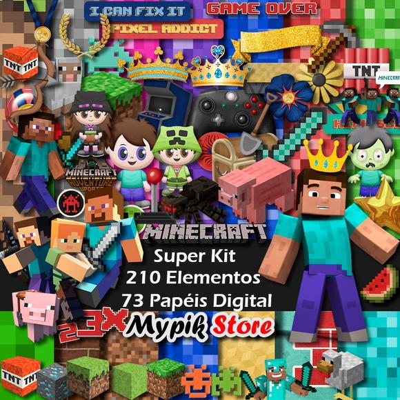 Kit Digital Minecraft Completo - 62