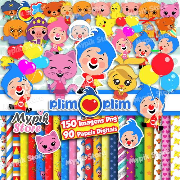 Kit Digital Palhaço Plim Plim