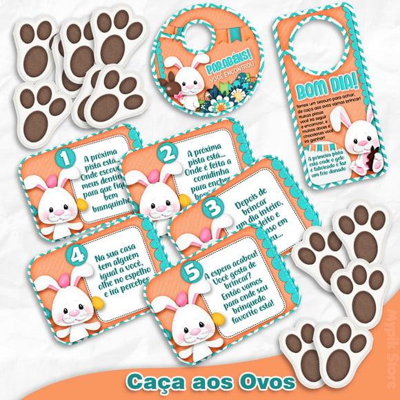 Kit Digital Pascoa Caça aos Ovos