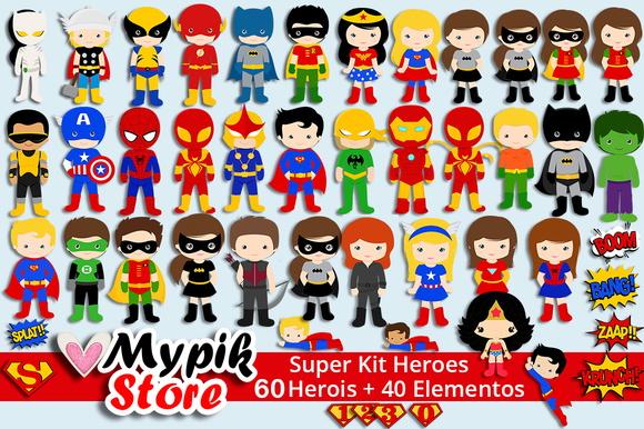 Kit Digital Super Herois Marvel e DC - 03