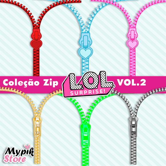Kit Digital Ziper LOL Surprise Scrapbook - Vol.02