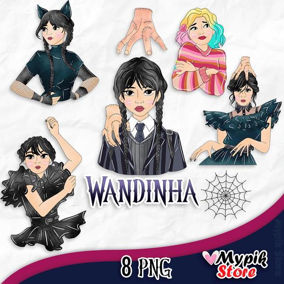 Kit Digital Wandinha Imagens Png 2
