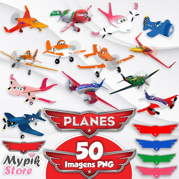 Kit Scrapbook Aviões da Disney - 09