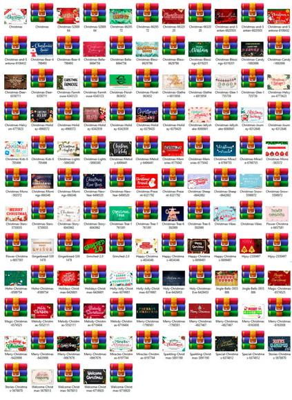 Pack 62 Fontes Instaláveis Natalinas