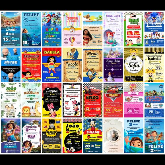 Pack Canva 6.0: Convites Digitais Lucrativos - 415 Templates