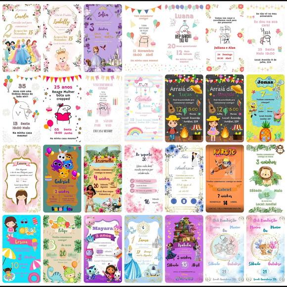 Pack Canva 6.0: Convites Digitais Lucrativos - 415 Templates
