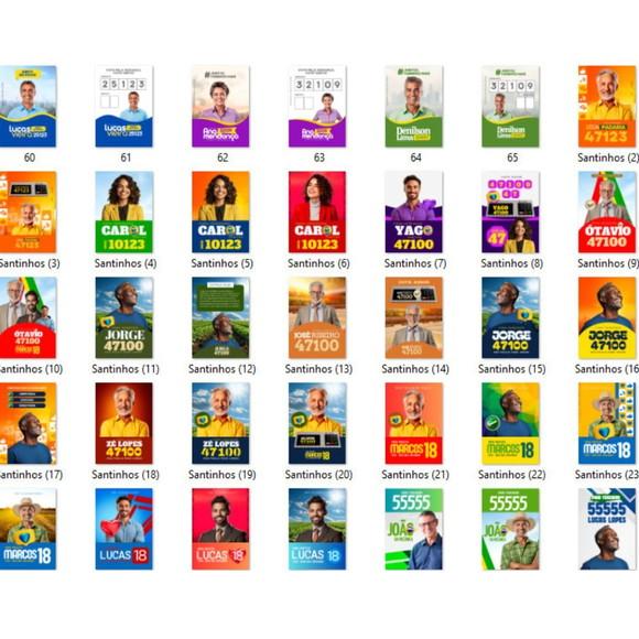 Pack Editável com Canva - Políticas Eleições 2024