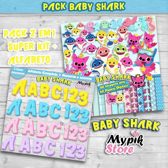 Pack Kit Digital Baby Shark e Alfabeto