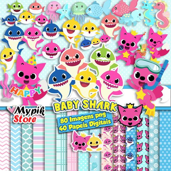Pack Kit Digital Baby Shark e Alfabeto