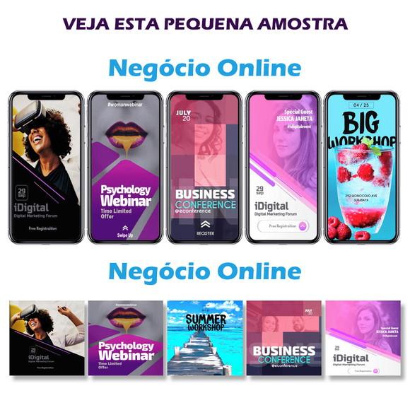 Pack Stories Animados e Estáticos PowerPoint